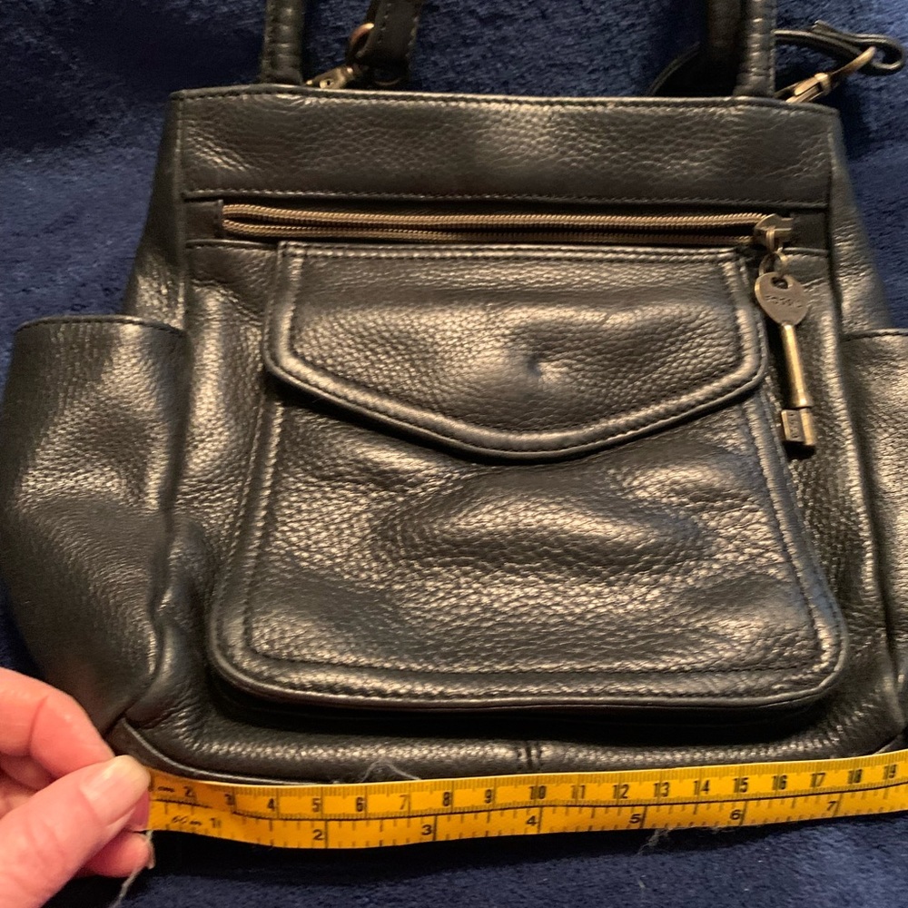 Vintage fossil leather bag